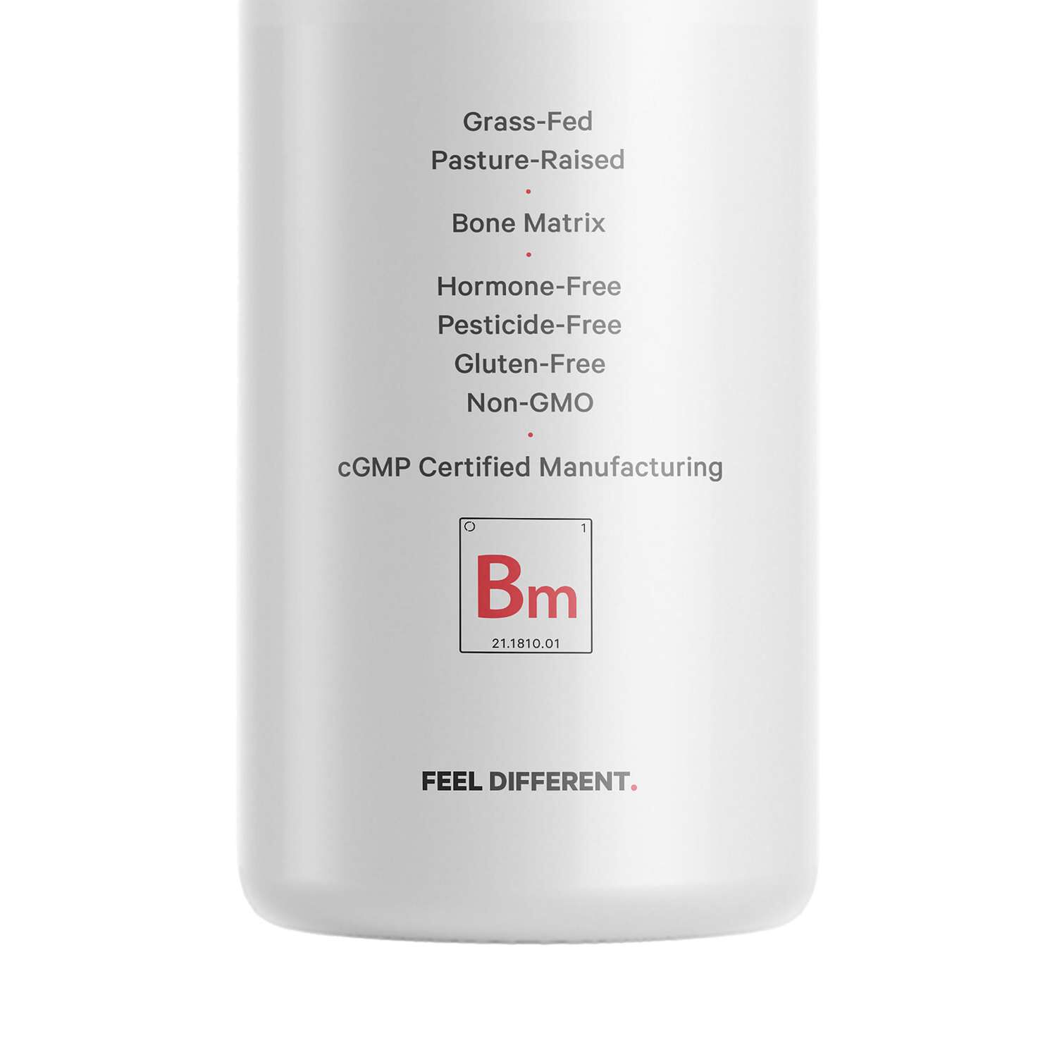 Grass-Fed Bone Marrow - 3000 mg Bone Extract - 180 Capsules (30 Servings)